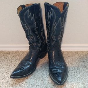 Men's Justin Cowboy Boots Exotic size 10.5 D
